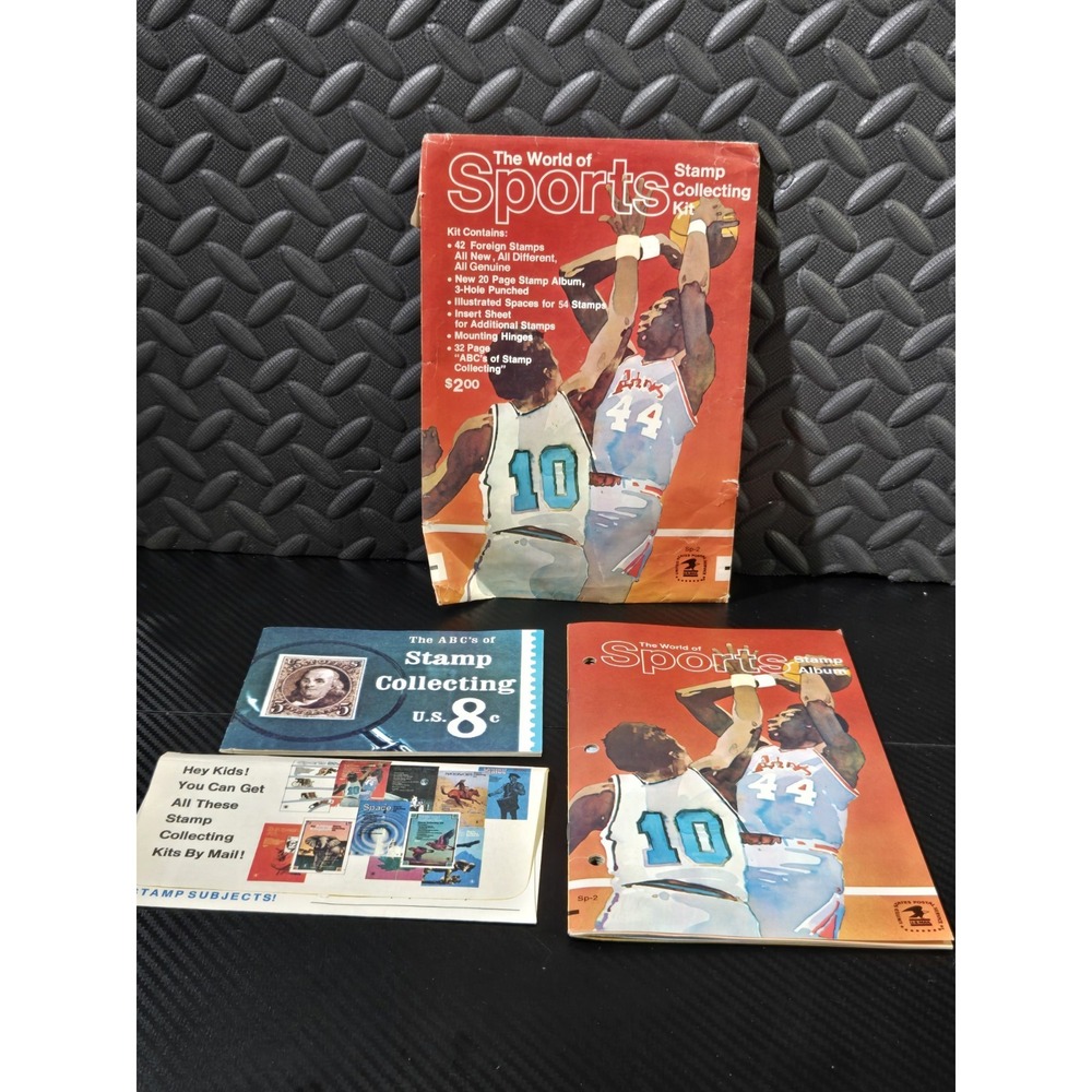 VTG USPS The World Of Sports Stamp Collection 1974 - Majority Of Stamps Included